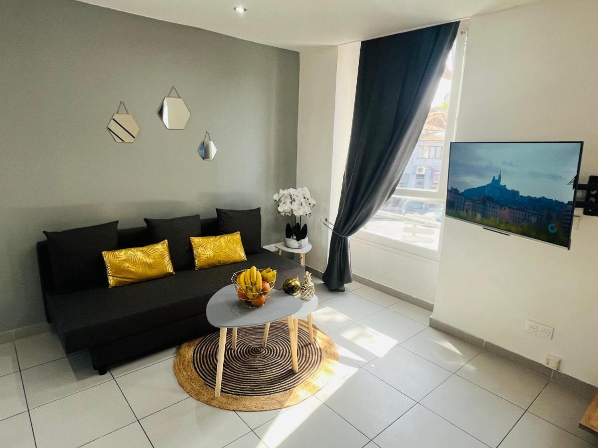 Superbe Duplex Design Neuf 2 Chambres, Climatise Tout Confort, Facile D,Acces Stationnement Gratuit Marsylia Zewnętrze zdjęcie
